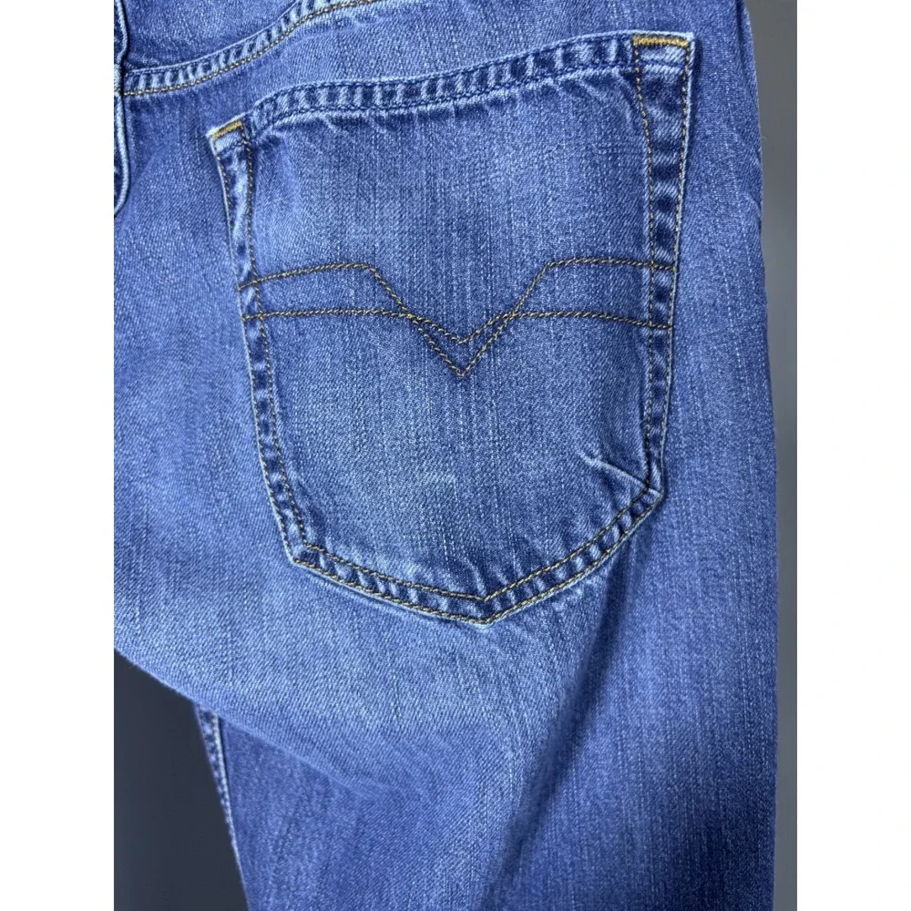 Diesel Jeans Men 32 32‎ Blue Shioner Slim Skinny Denim Cotton Distressed ORN31